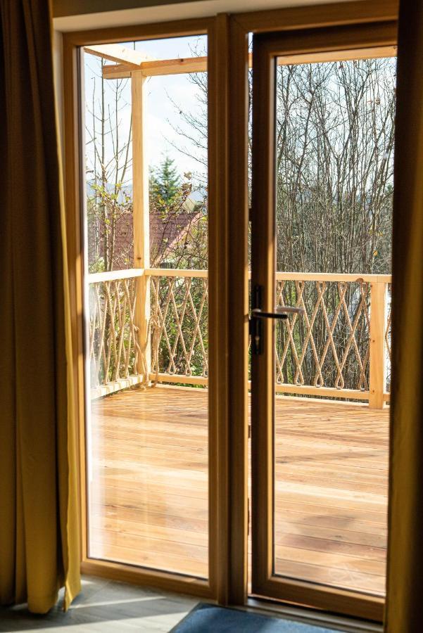 Bieszczadzki Hals - Dom Blizniak Apartment Polańczyk Екстериор снимка